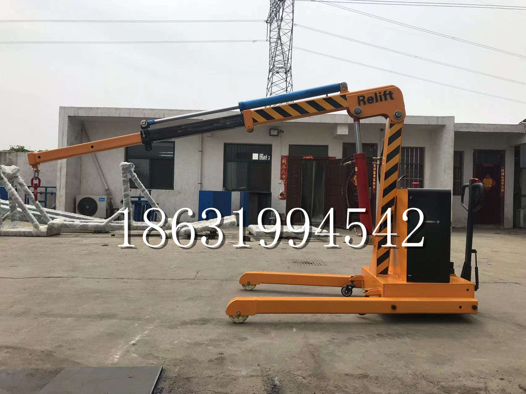 彰武县久征定做3吨三轮随车吊 农用园林绿化移树吊 平板工程用小吊机